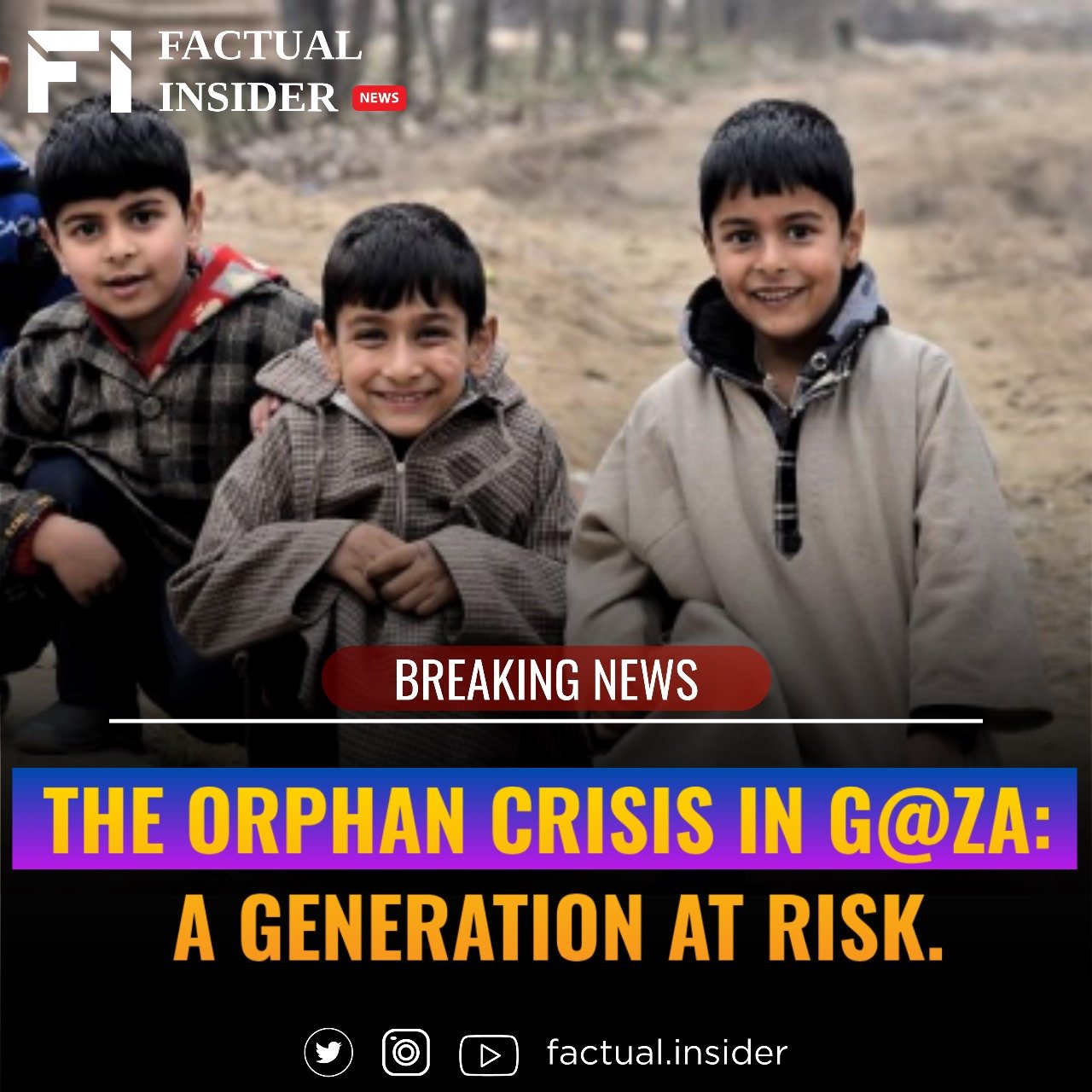 The Orphan Crisis in G@za: A Generation at Risk.