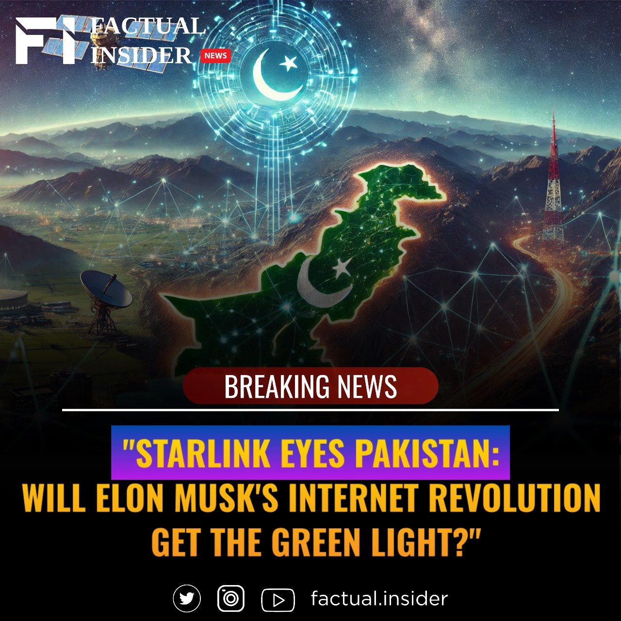 “Starlink Eyes Pakistan: Will Elon Musk’s Internet Revolution Get the Green Light?”